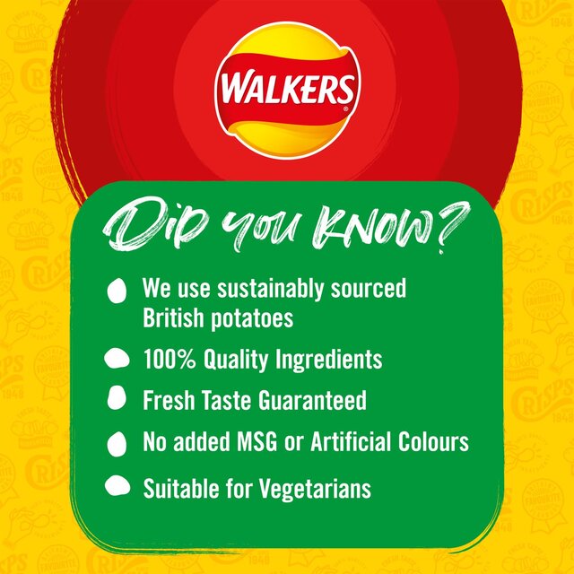Walkers Ready Salted, Cheese & Onion Variety Multipack Crisps thumbnail 4