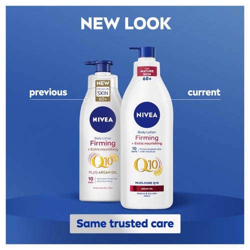 NIVEA Q10 Firming Body Lotion with Argan Oil for Mature 60+ Skin  thumbnail 5