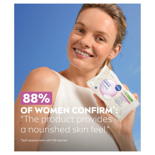 NIVEA Biodegradable Cleansing Face Wipes for Dry Skin  thumbnail 3
