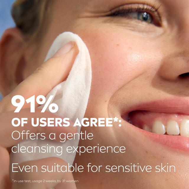 NIVEA Biodegradable Cleansing Face Wipes for Dry Skin  thumbnail 5