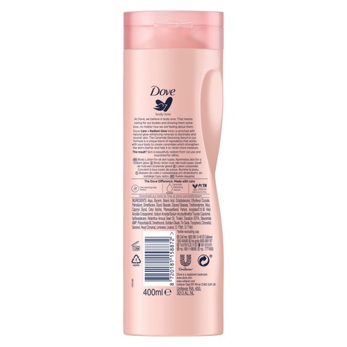 Dove Radiant Glow Body Lotion Moisturiser thumbnail 4
