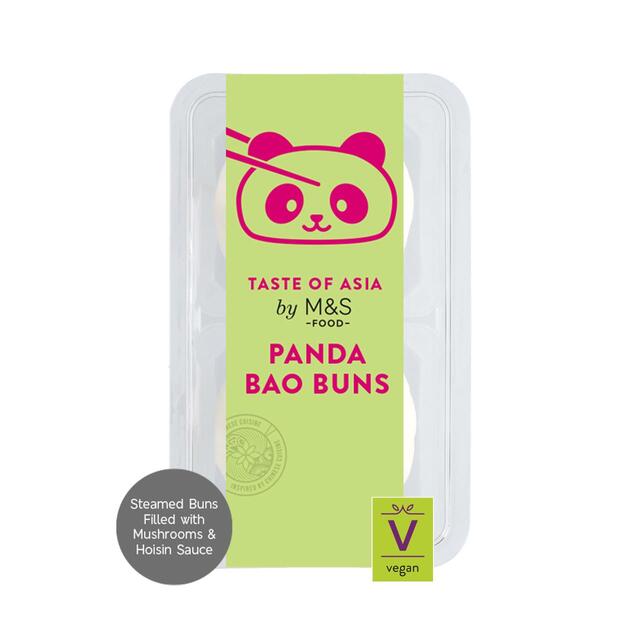 M&S Panda Bao Buns - Taste of Asia