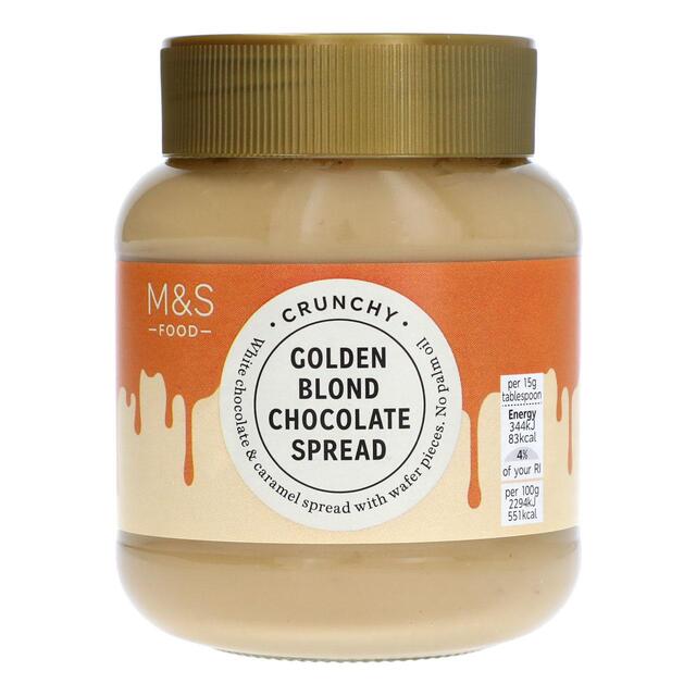 M&S Crunchy Golden Blond Chocolate Spread
