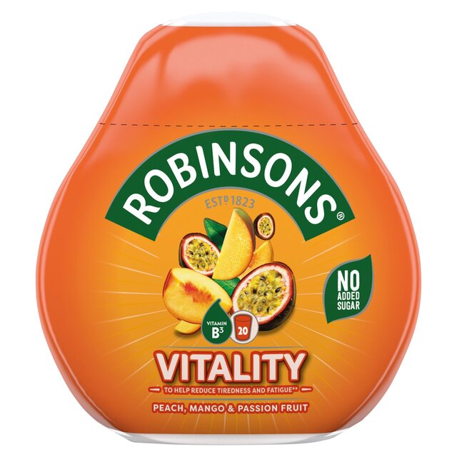Robinsons Mini Vitality Peach, Mango & Passion Fruit No Added Sugar Squash