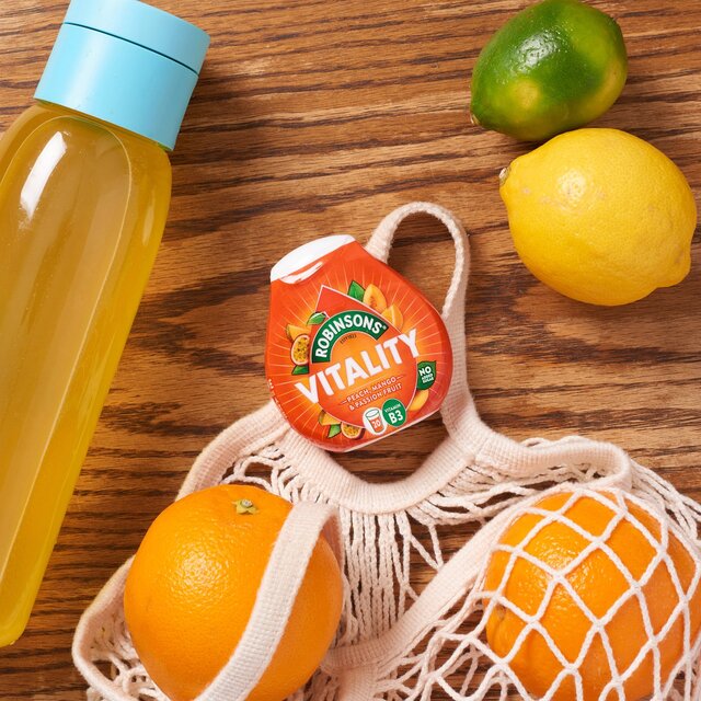 Robinsons Mini Vitality Peach, Mango & Passion Fruit No Added Sugar Squash thumbnail 2