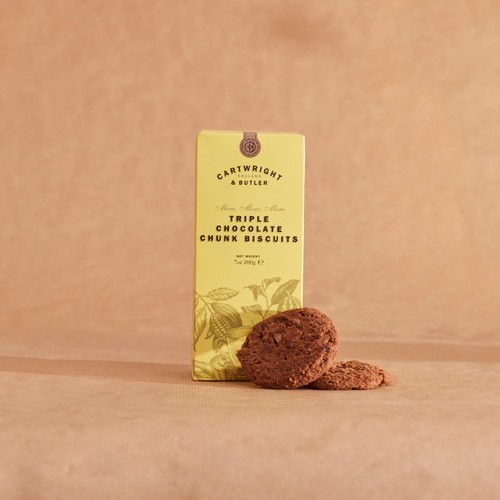 Cartwright & Butler Triple Chocolate Chunk Biscuits thumbnail 2