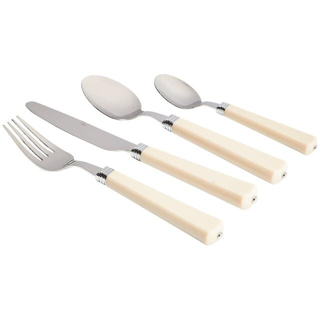 M&S Vintage Cutlery Set, Cream
