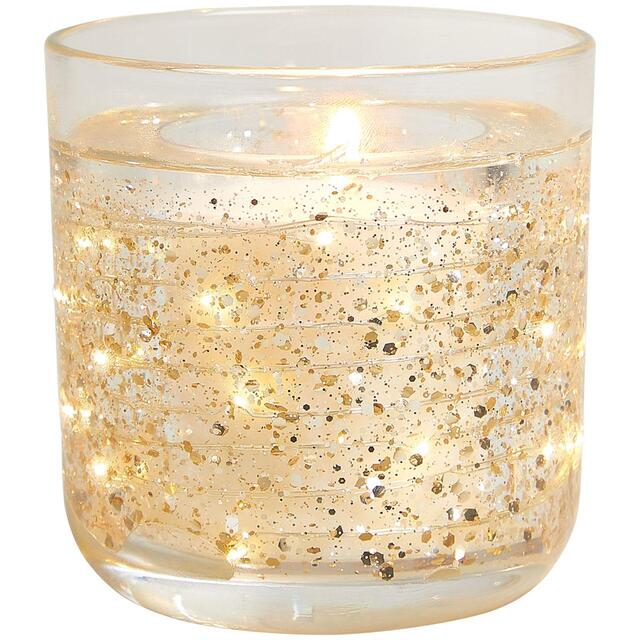 M&S Neroli, Lime & Bergamot Gold Light Up Candle thumbnail 2