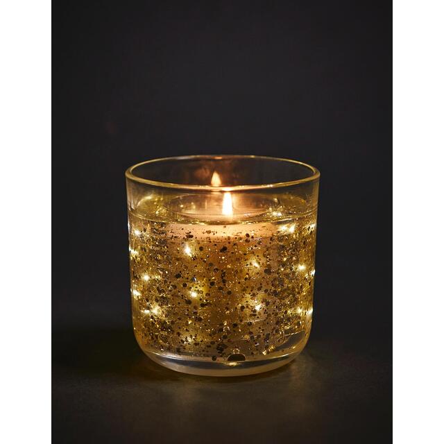M&S Neroli, Lime & Bergamot Gold Light Up Candle thumbnail 3