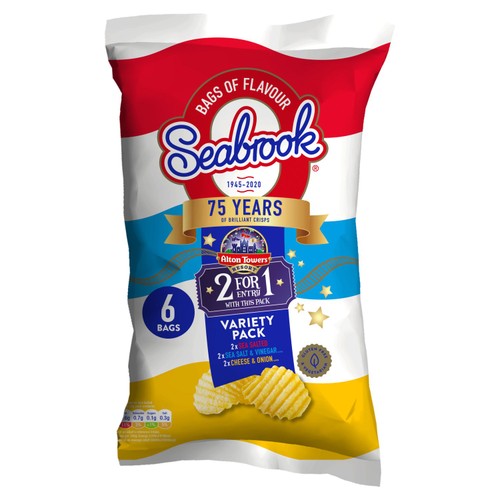 Seabrook Crinkle Cut Variety Crisps thumbnail 2