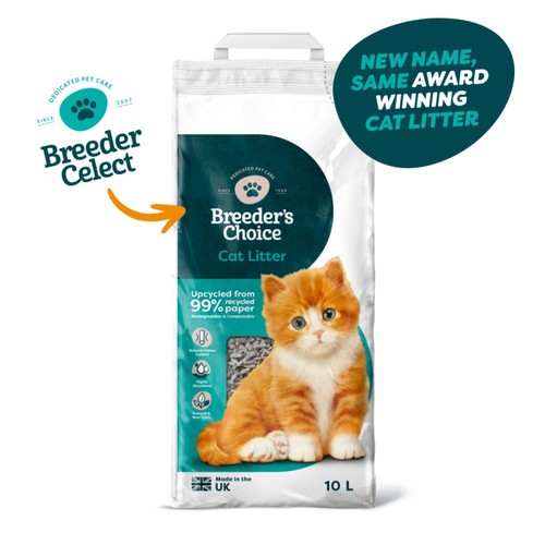 Breeder Celect Paper Non Clumping Cat Litter