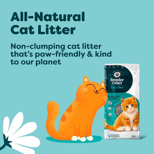 Breeder Celect Paper Non Clumping Cat Litter thumbnail 3