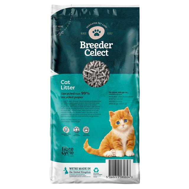 Breeder Celect Paper Non Clumping Cat Litter thumbnail 2