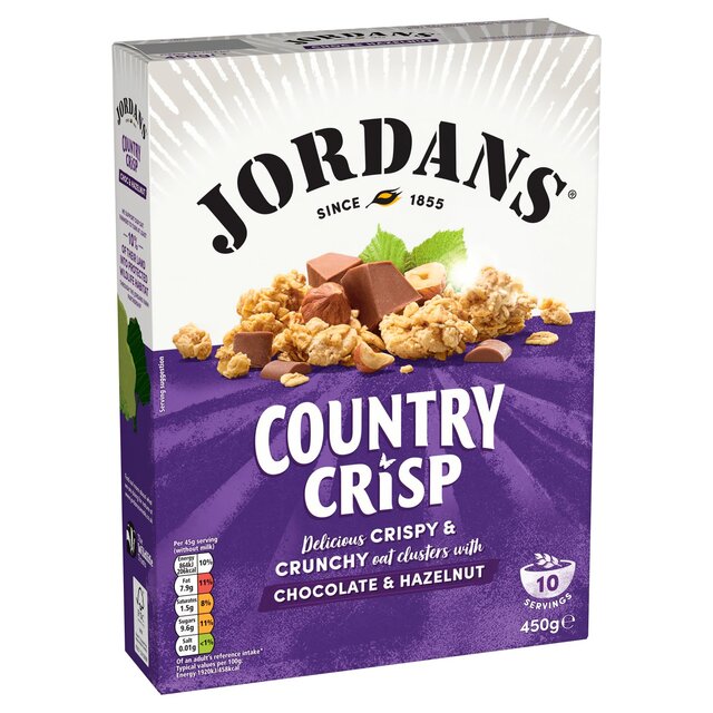Jordans Country Crisp Chocolate & Hazelnut Breakfast Cereal thumbnail 3