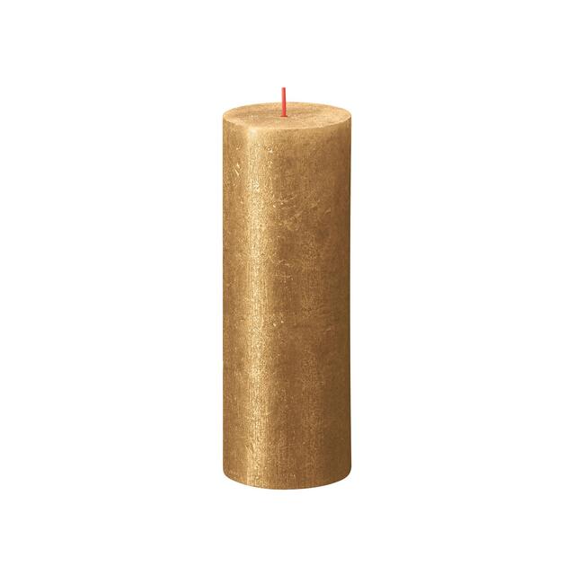Bolsius Metallic Gold Shimmer Rustic Candle  190 x 68