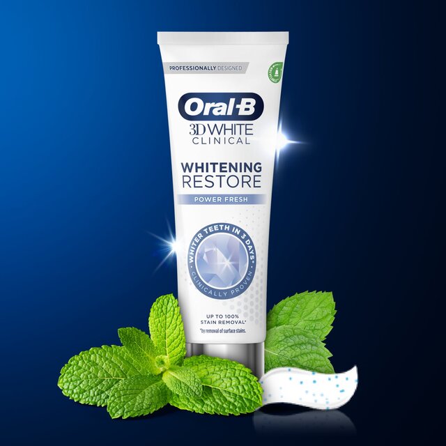 Oral B 3DW Clinical Whitening Power Fresh thumbnail 3