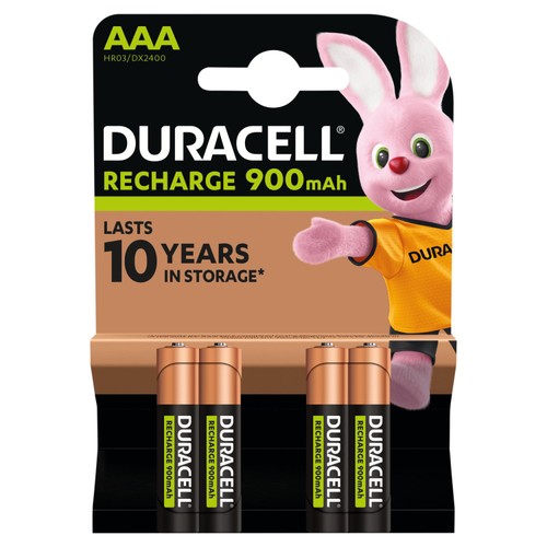 Duracell Recharge Ultra AAA Rechargeable Batteries