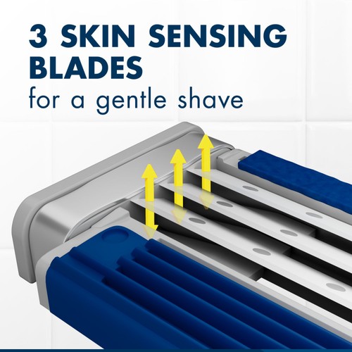 Gillette Blue 3 Smooth Men's Disposable Razors thumbnail 2