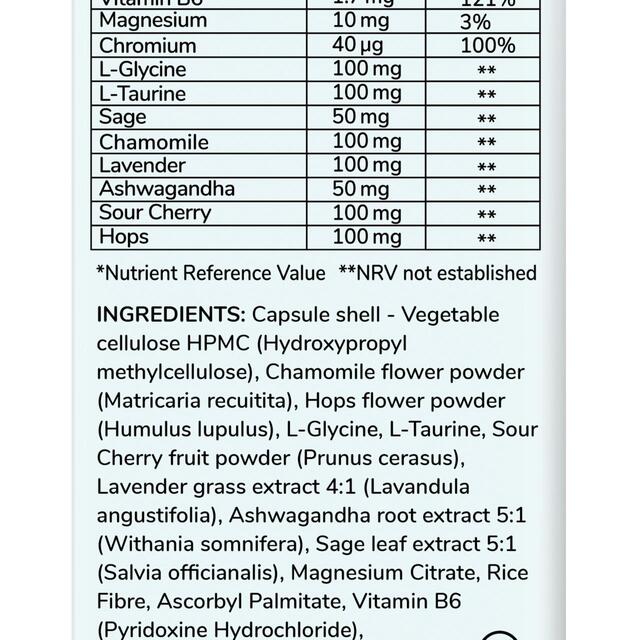 Health & Her Sleep+ Multinutrient Support Supplement Capsules thumbnail 5