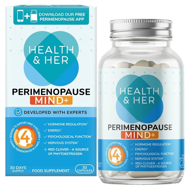 Health & Her Perimenopause Mind+ Multi-nutrient Supplement Capsules thumbnail 2