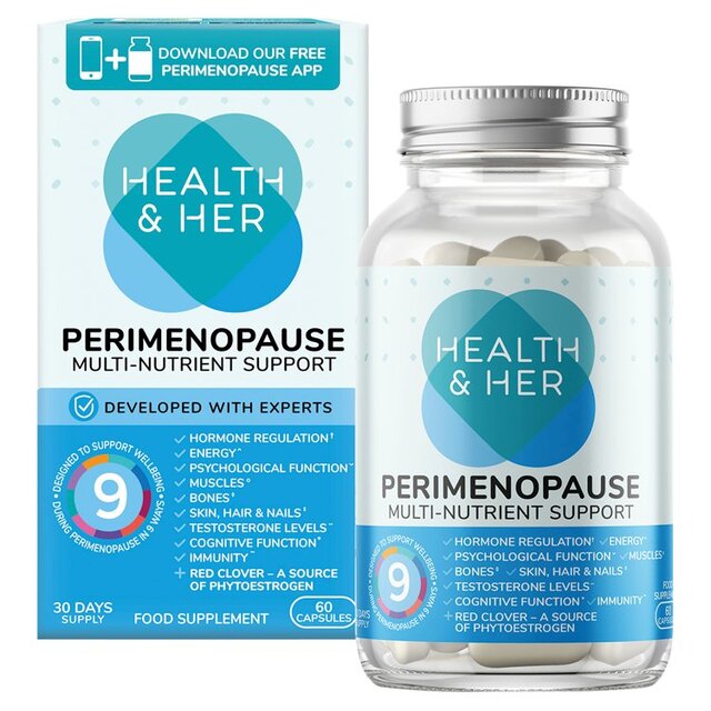 Health & Her Perimenopause Multi-nutrient Support Supplement Capsules thumbnail 2