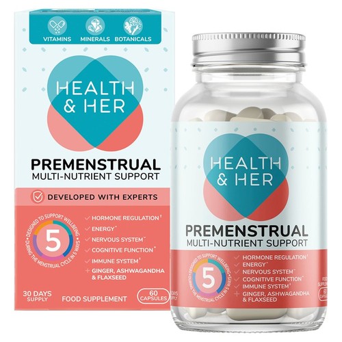Health & Her Premenstrual Multi-nutrient Support Supplement Capsules  thumbnail 2