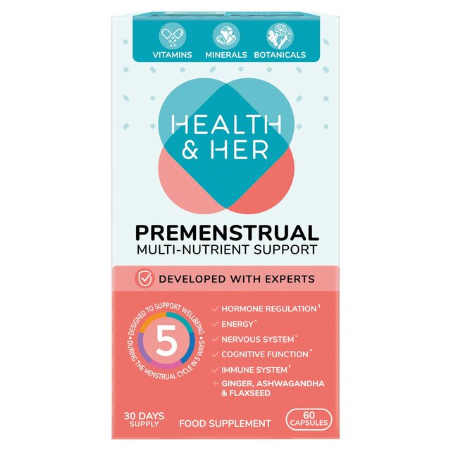 Health & Her Premenstrual Multi-nutrient Support Supplement Capsules