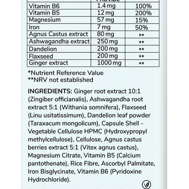 Health & Her Premenstrual Multi-nutrient Support Supplement Capsules thumbnail 6