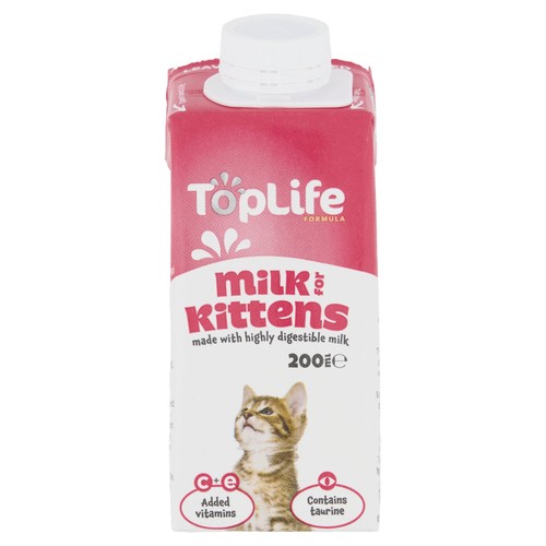 TopLife Lactose Reduced Cows Milk for Kittens