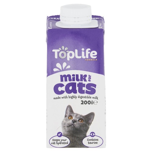TopLife Lactose Reduced Cows Milk for Cats