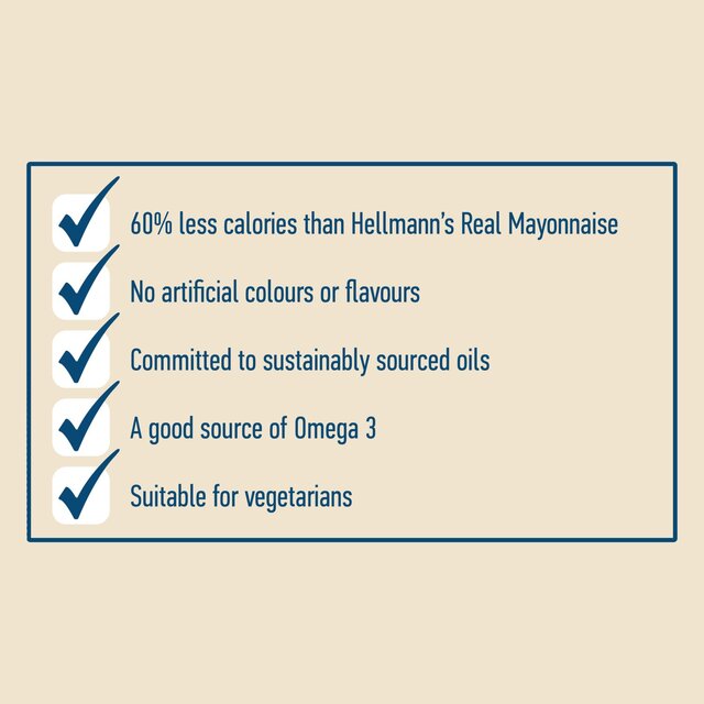 Hellmann's Light Squeezy Mayonnaise thumbnail 8