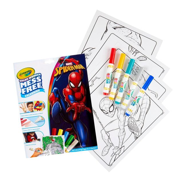Crayola Spiderman Colour Wonder 2021 thumbnail 3