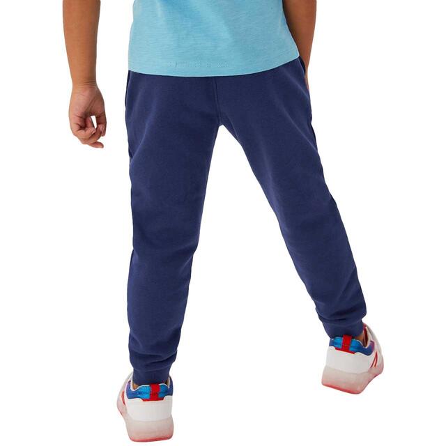 M&S Cotton Plain Joggers, 2-7 Years, Navy thumbnail 3