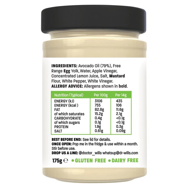 Dr Will's Avocado Oil Mayonnaise thumbnail 5