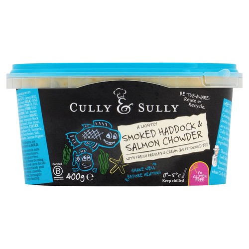Cully & Sully Smoked Haddock & Salmon Chowder Soup thumbnail 2