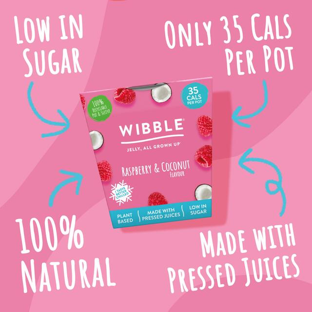 Wibble Raspberry & Coconut Jelly Pot thumbnail 2