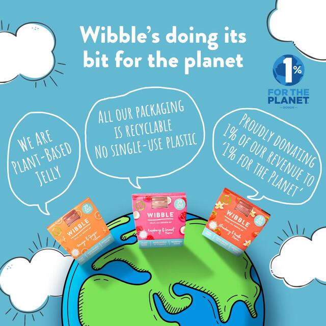 Wibble Strawberry & Vanilla Jelly Pot thumbnail 4