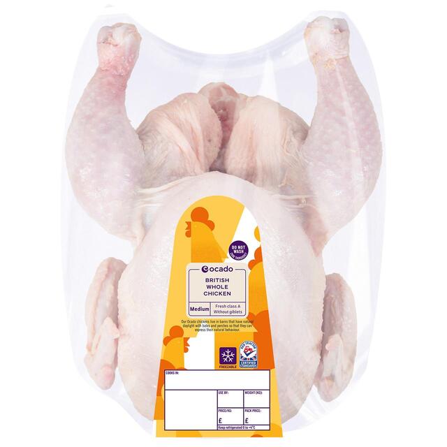 Ocado British Whole Chicken Medium thumbnail 2
