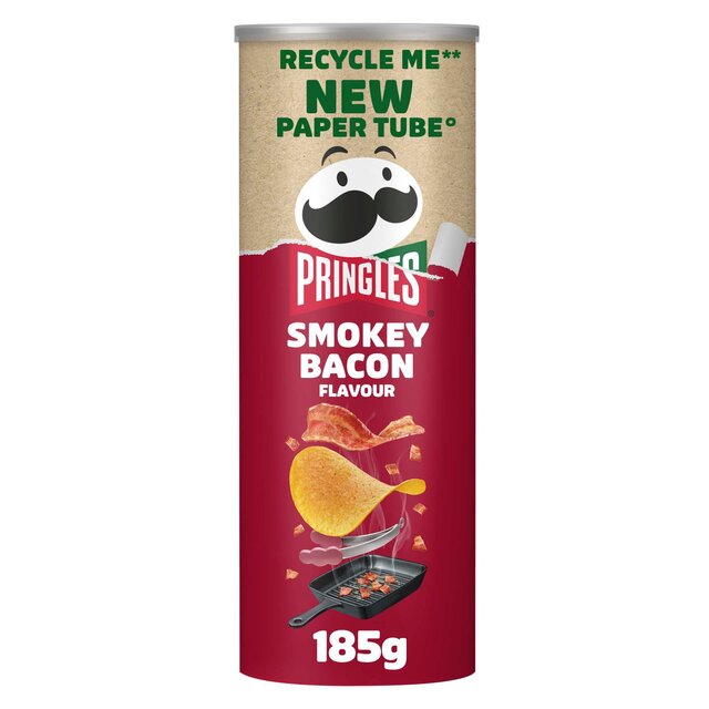 Pringles Smokey Bacon Flavour Sharing Crisps