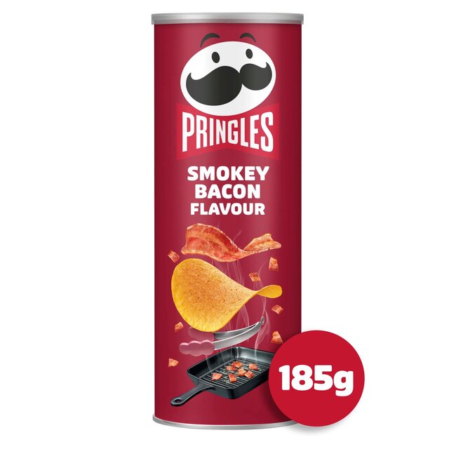 Pringles Smokey Bacon Flavour Sharing Crisps thumbnail 2