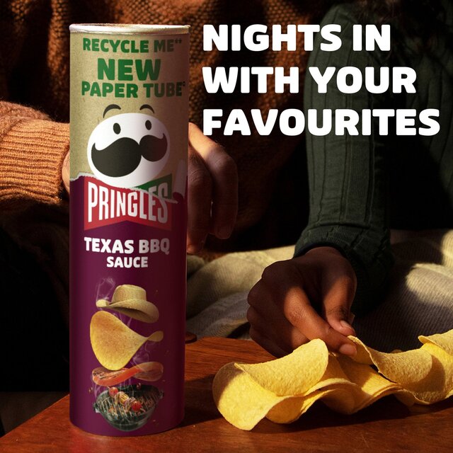 Pringles Texas BBQ Sauce Flavour Sharing Crisps thumbnail 3