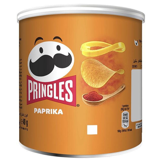 Pringles Paprika Crisps Can
