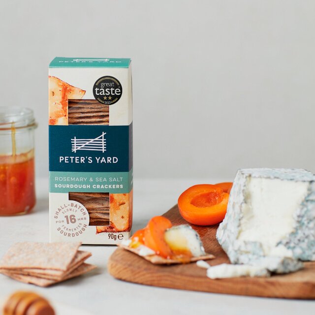 Peter's Yard Rosemary & Sea Salt Sourdough Crackers thumbnail 3