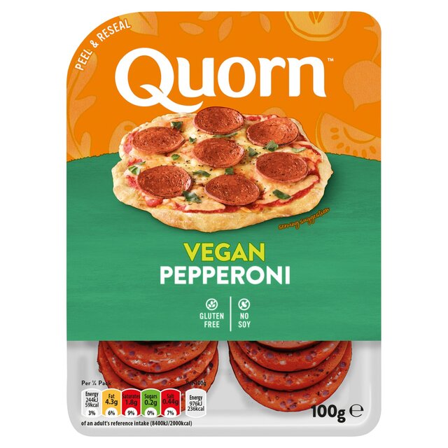Quorn Pepperoni Vegan Deli Slices thumbnail 2