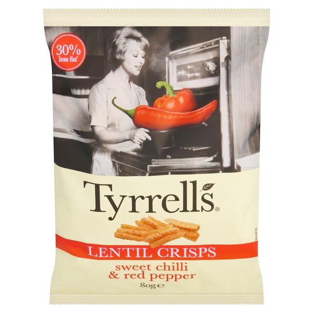 Tyrrells Lentil Sharing Crisps Sweet Chilli & Red Pepper thumbnail 2