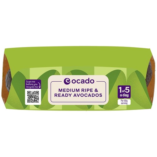 Ocado Medium Ripe & Ready Hass Avocados thumbnail 2