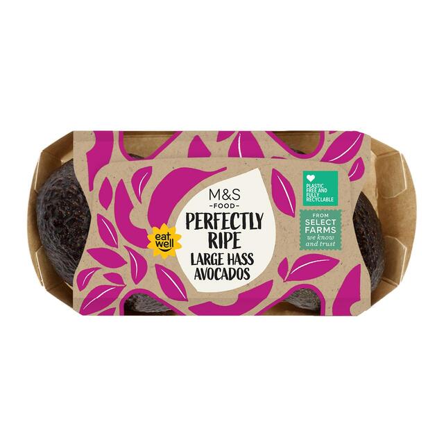 M&S Perfectly Ripe Large Hass Avocados