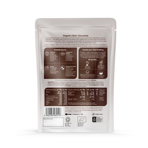Naturya Organic Chocolate Chia+ Pudding thumbnail 2