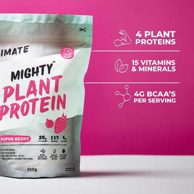 Mighty Ultimate Vegan Plant Protein Super Berry thumbnail 2