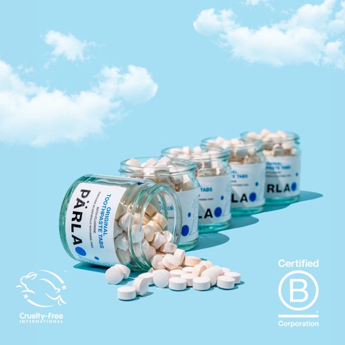 PARLA ORIGINAL Toothpaste Tablets Naturally Whitening thumbnail 7